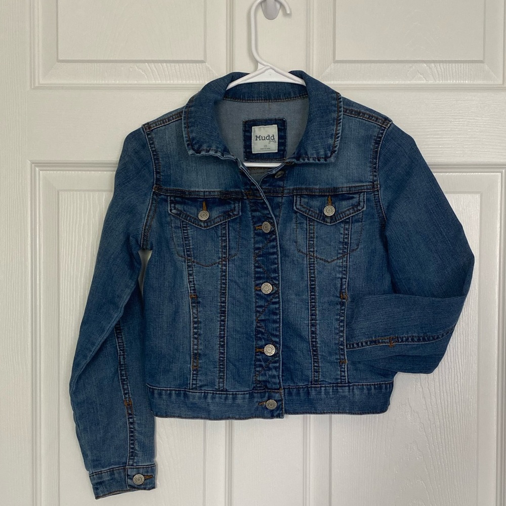 Girls Sz 12 Classic Jean Jacket by Mudd